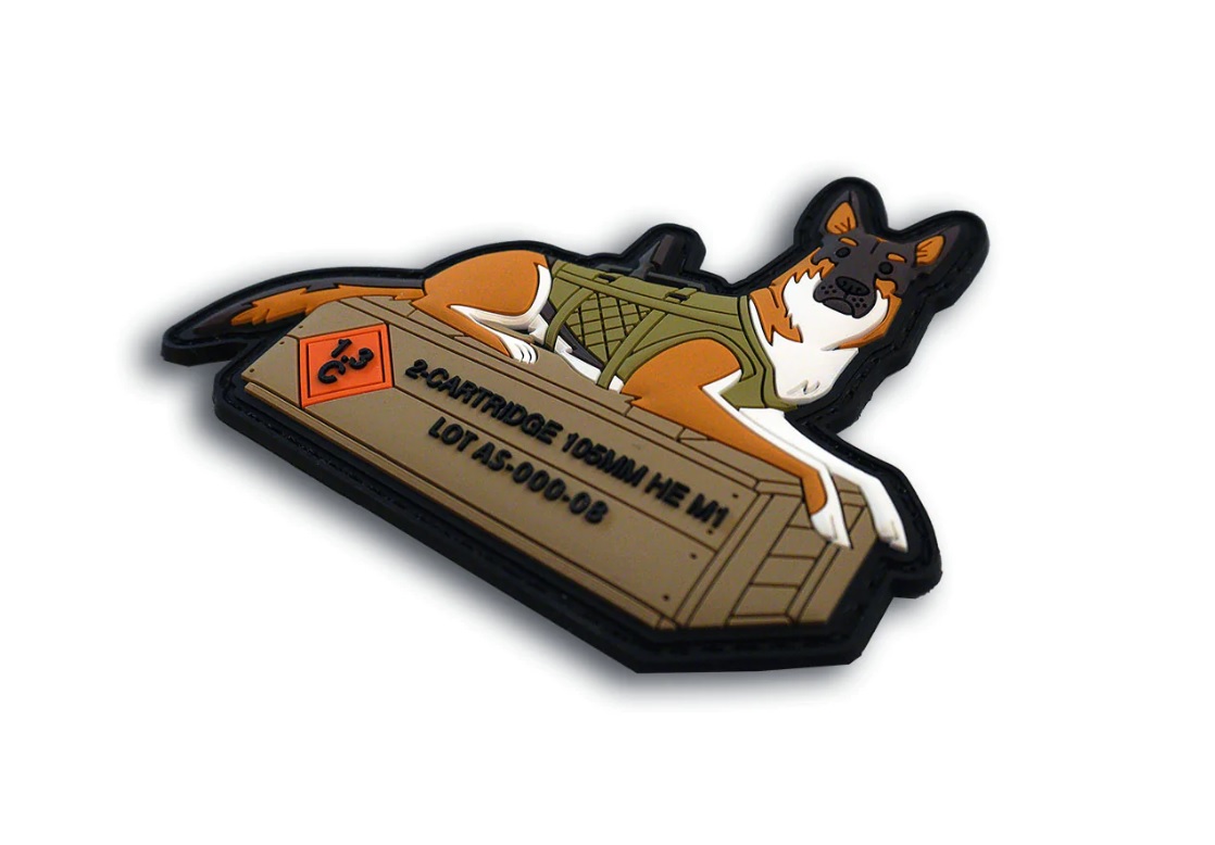 PATCH GERMAN SHEPARD TACTICAL DOG - 1 | YEO